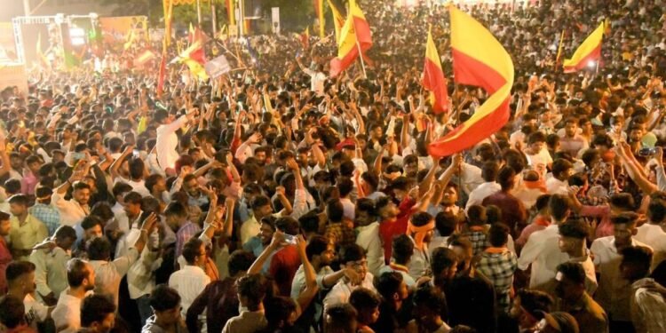 7 Tons of waste gathered post Belgaum rajyotsava celebrations