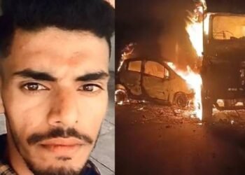 Car and tipper catch fire, two people burnt alive in Belgaum