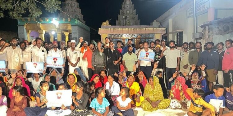 Tanda residents protest against Anganwadi worker accused of converting Hindus to Christianity