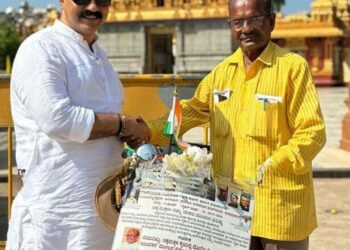 Elderly Cyclist Covers Over 500km for a cause