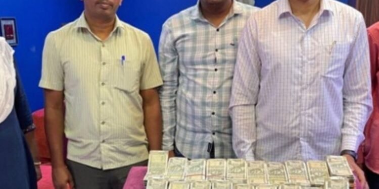 Panchayat Raj Engineer Nabbed; ₹27 Lakh Cash Seized