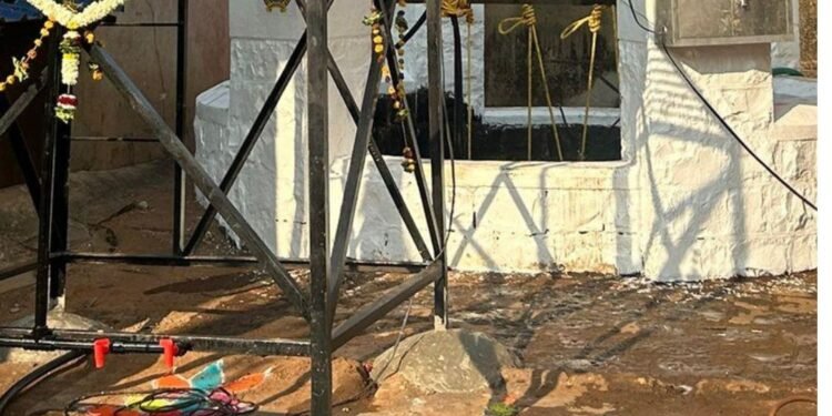 Open Well Revitalized by Conservationists in Military Camp