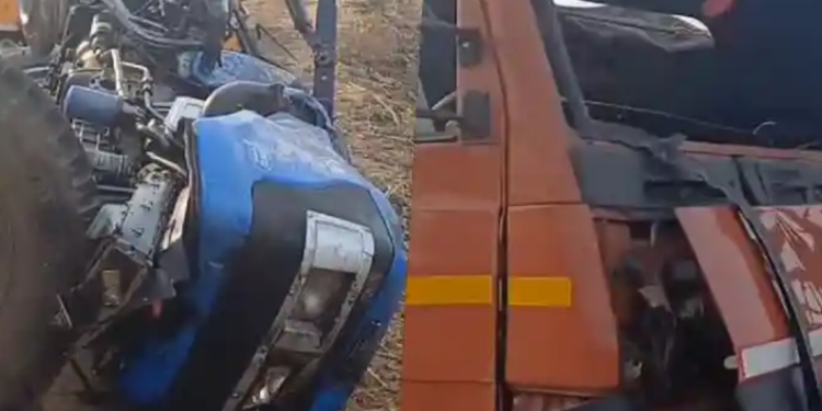 Farmer dies in Belgaum road accident as canter collides with coriander-loaded tractor