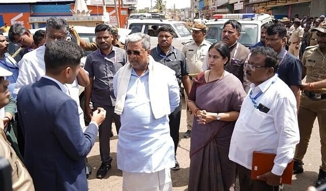 CM Siddaramaiah Visits Flood-Affected Areas in Belgaum, Offers Support to Victims