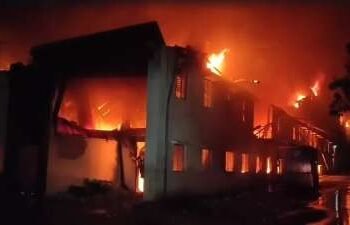 Massive Fire Erupts at Tape Production Factory in Belgaum; 1 Dead, 3 Injured