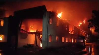 Massive Fire Erupts at Tape Production Factory in Belgaum; 1 Dead, 3 Injured