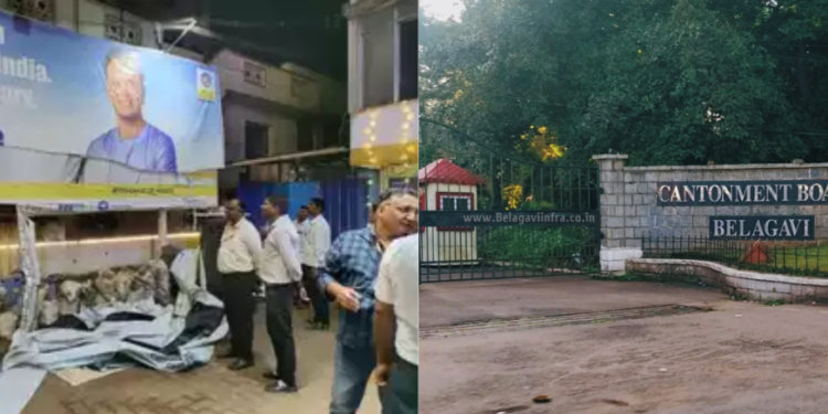 BCC begins removal of non Kannada boards ahead of Karnataka Rajyotsava