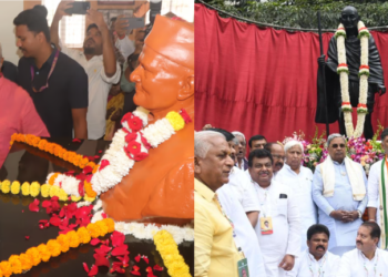 Karnataka CM Siddaramaiah Inaugurates Memorial Auditorium and Gandhi Statue in Belagavi