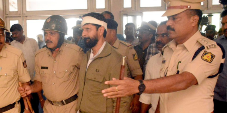 Inspector suspended for crowd mismanagement at police station; BJP plans protest