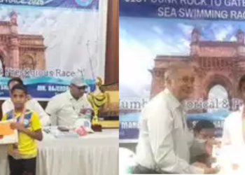 Belagavi swimmers earn top honors at Maharashtra’s sea swimming race