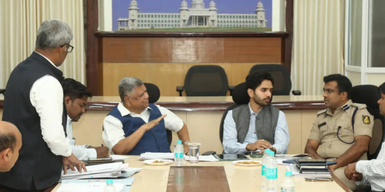 MP Jagadish Shettar reviews infrastructure projects in Belagavi