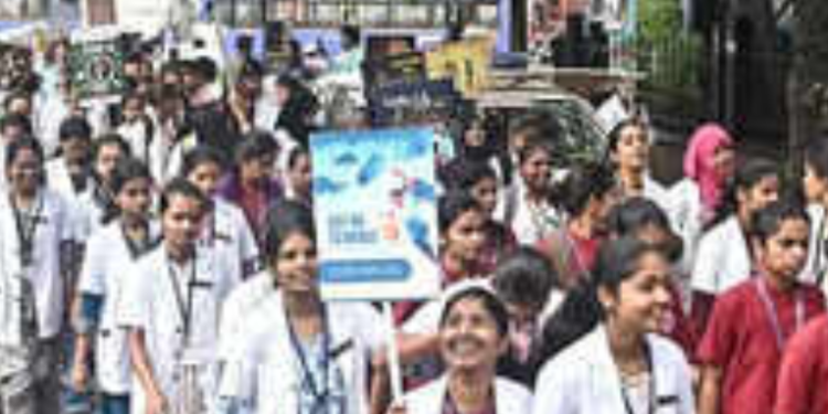 Massive Anti-Drug Rally Held in Belagavi by JITO and FDA