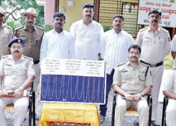 Two held in Belgaum for robbery; gold and vehicle worth ₹11 lakh recovered