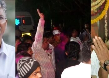 Belgaum Hukkeri election clash; stones thrown at Minister Satish Jarkiholi’s car