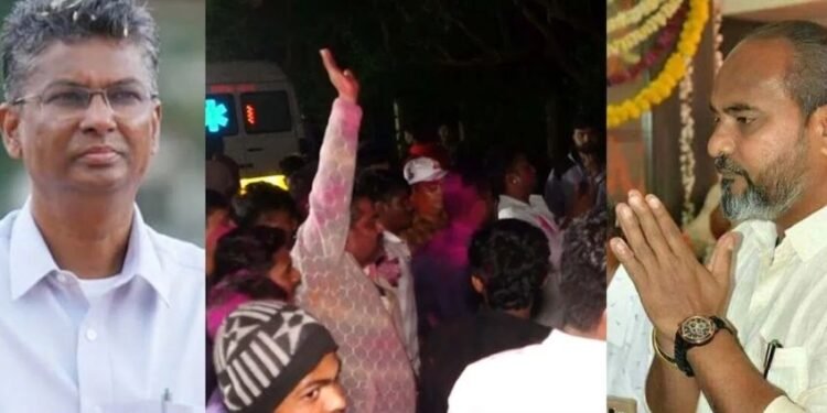 Belgaum Hukkeri election clash; stones thrown at Minister Satish Jarkiholi’s car