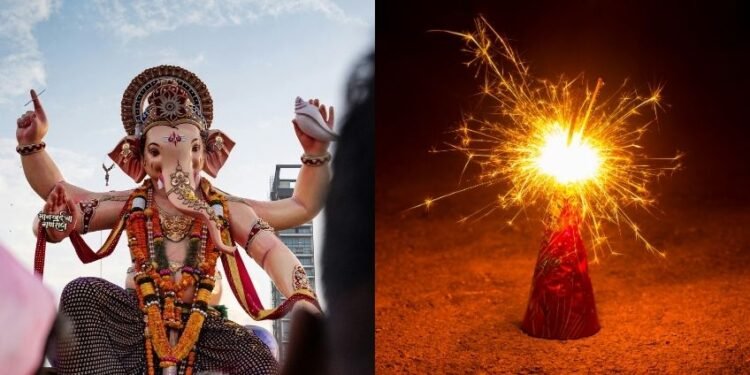 Belagavi police issue safety appeal ahead of Ganesh visarjan, urge public to burst crackers only in open areas
