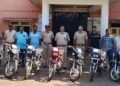 Police nab four, recover 18 bikes in theft crackdown