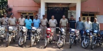 Police nab four, recover 18 bikes in theft crackdown