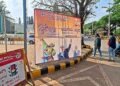 Sriram Sena installs Netanyahu banners in Belagavi, counters Khamenei posters