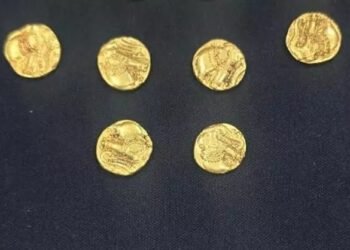 Fourteen Historic Gold Coins Unearthed During VB‑G RAM G Project in Inchal, Belagavi
