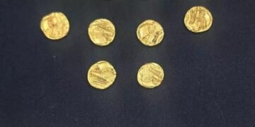 Fourteen Historic Gold Coins Unearthed During VB‑G RAM G Project in Inchal, Belagavi