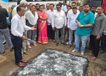 Startup Unveils Rapid Pothole Repair Method in Belagavi