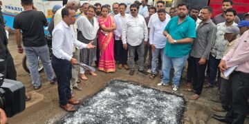 Startup Unveils Rapid Pothole Repair Method in Belagavi