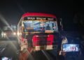 Three killed in bike-bus collision on Dharwad Road