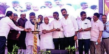 CM D.K. Shivakumar unveils 'Nagilayogi' scheme for farmers in Savadatti